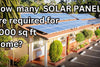 How Many Solar Panels Does a 2,000 Sq Ft Home Need?