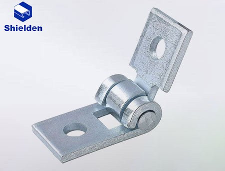 2-Hole Adjustable Angle Hinge Connection - 100pcs Package - SHIELDEN CHANNEL