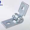 2-Hole Adjustable Angle Hinge Connection - 100pcs Package - SHIELDEN CHANNEL