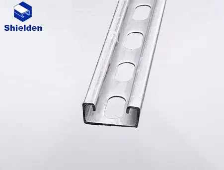 Galvanized Half Slot Strut Channel 27 x 18 1 mm (3M) - SHIELDEN CHANNEL