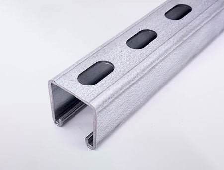 Galvanized Slotted Strut Channel 1-1/4" x 1-1/4" x 10 ft - SHIELDEN