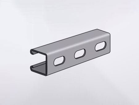Stainless Steel Slotted Strut Channel 1 7/8