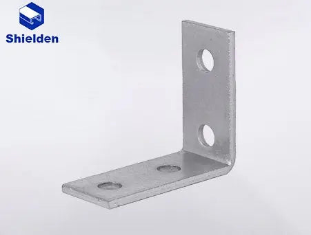 unistrut brackets 4 holes 90 degrees plate - 100pcs Package - SHIELDEN CHANNEL